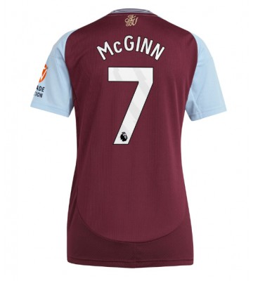 Aston Villa John McGinn #7 Hjemmebanetrøje Dame 2024-25 Kort ærmer